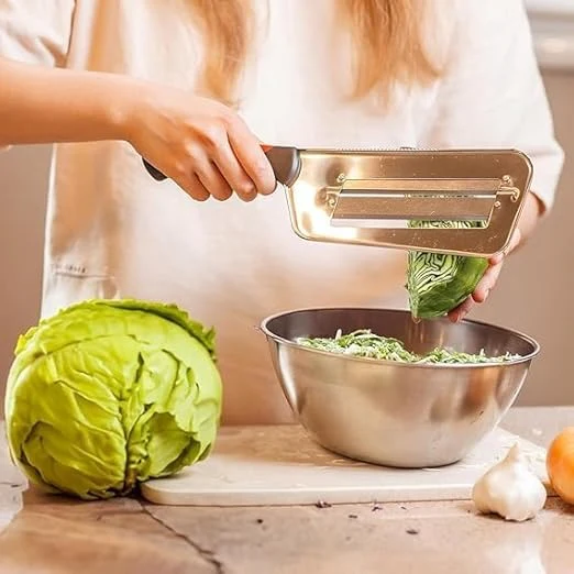 Stainless Steel 2-In-1 Blade Vegetable Slicer - Best Kitchen Tool
